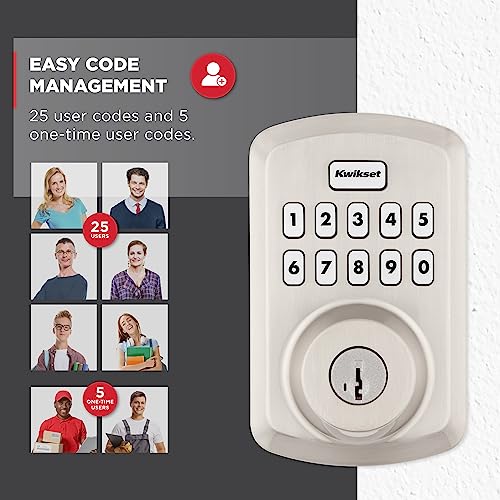 Kwikset Powerbolt 250 Keypad Electronic Deadbolt Lock