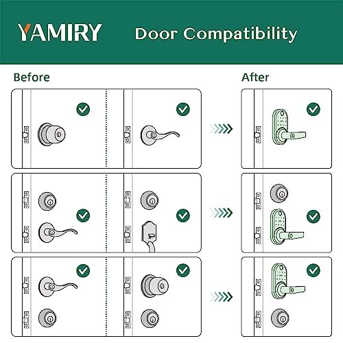 Yamiry Smart Keyless Entry Fingerprint Door Lock