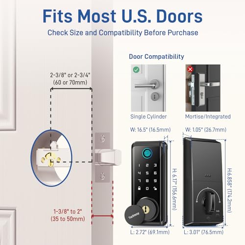 Keyless Smart Lock with Fingerprint and Code Access