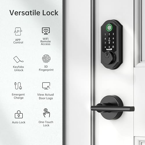 Hornbill WiFi Fingerprint Smart Lock with Keypad