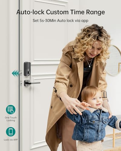 Smart Fingerprint Door Lock with Bluetooth & Alexa