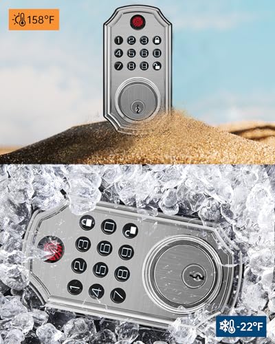 Smart Fingerprint Keyless Front Door Lock
