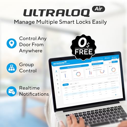 ULTRALOQ Latch 5 WiFi Smart Fingerprint Door Lock