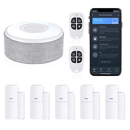Smart WiFi Door Alarm System with App Alerts
