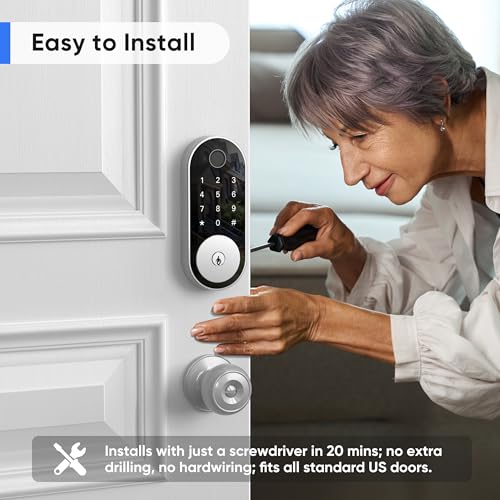 Smart Fingerprint Deadbolt Lock with Keypad Access