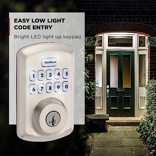 Kwikset Powerbolt 250 Keypad Electronic Deadbolt Lock