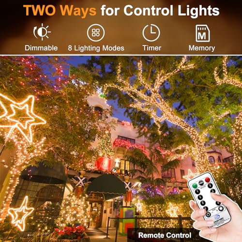 Warm White 1000 LED Outdoor String Lights