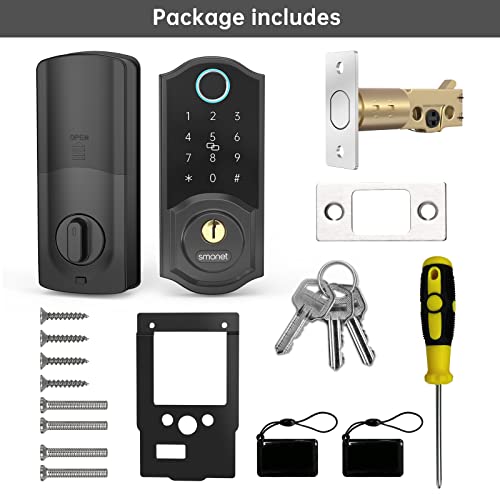 SMONET Fingerprint Smart Lock for Front Door