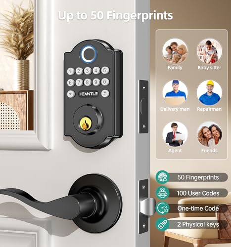 Keyless WiFi Smart Deadbolt Lock with Fingerprint