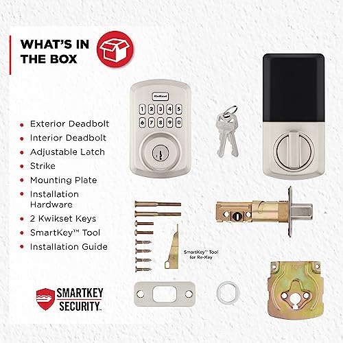 Kwikset Powerbolt 250 Keypad Electronic Deadbolt Lock
