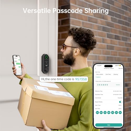 Hornbill WiFi Fingerprint Smart Lock with Keypad