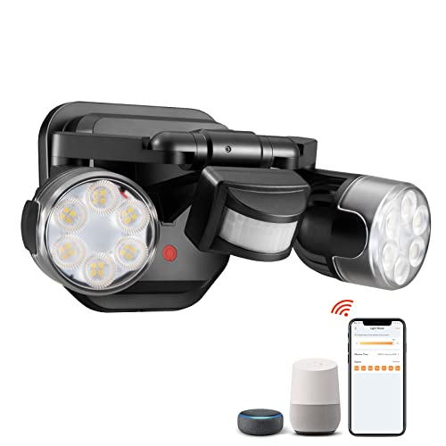 Smart Outdoor Motion Sensor Flood Lights - WiFi