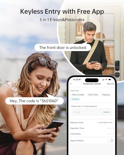 Smart Fingerprint Door Lock with Bluetooth & Alexa
