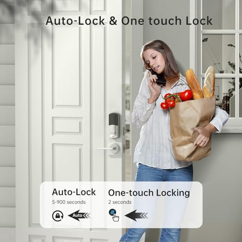 SMONET Fingerprint Smart Deadbolt with Keypad