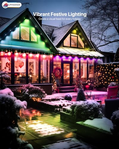 Smart 100ft Outdoor LED Lights for Home Automation