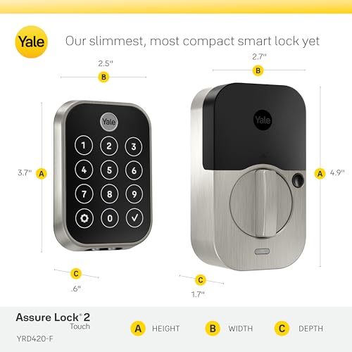 Yale Assure Smart Keyless Deadbolt with Wi-Fi