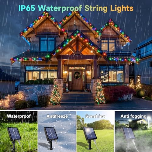 Electight Solar Smart Fairy String Lights 49FT