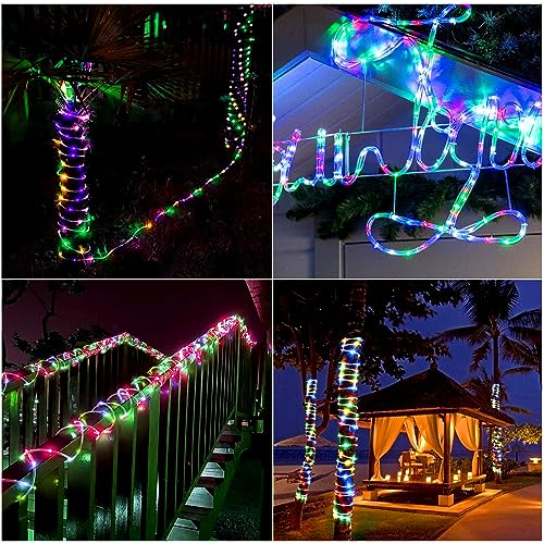 16FT Smart LED Outdoor Rope Lights - Music Sync