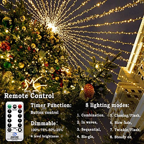Warm White 1000 LED Outdoor String Lights