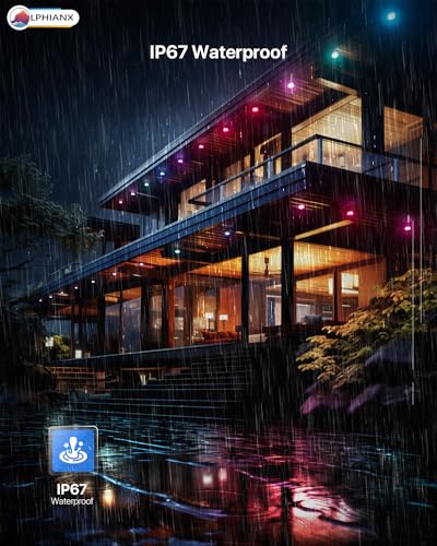 Smart 100ft Outdoor LED Lights for Home Automation