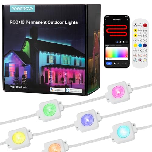 Smart RGB Outdoor Permanent Lights with Remote Control