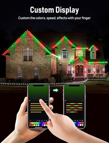 33FT Smart RGB C9 LED Lights with App Control