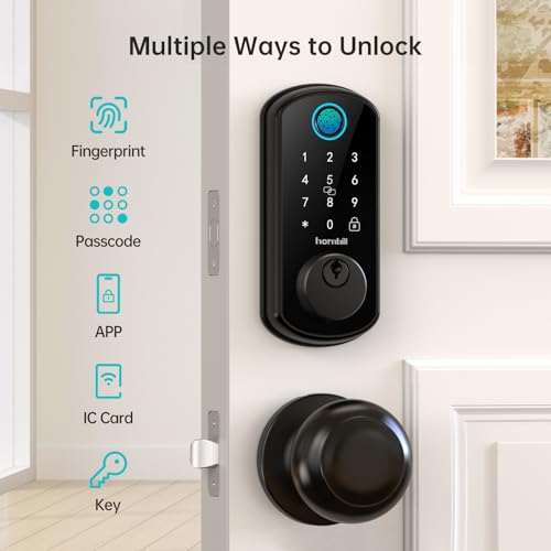 Hornbill WiFi Smart Keyless Door Lock Set