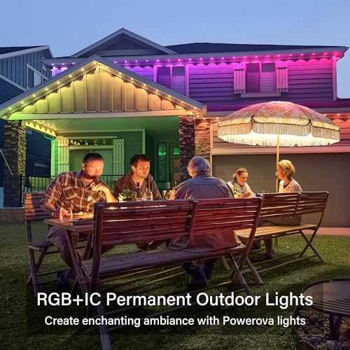 Smart RGB Outdoor Permanent Lights with Remote Control