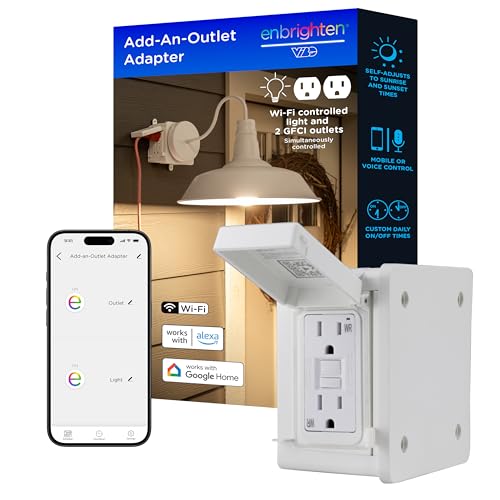 Enbrighten Smart Wi-Fi Outdoor Light Adapter