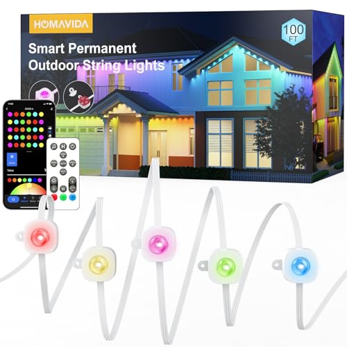 Smart 100ft Outdoor RGB+IC Permanent Lights