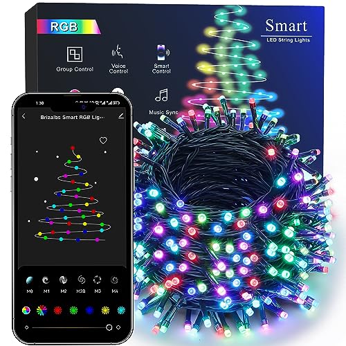 Smart LED Christmas String Lights with App Control