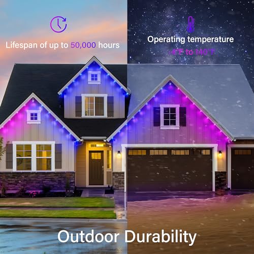 Smart RGB Outdoor Permanent Lights with Remote Control