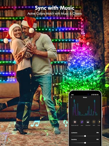 BrizLabs 66ft WiFi Smart Fairy String Lights