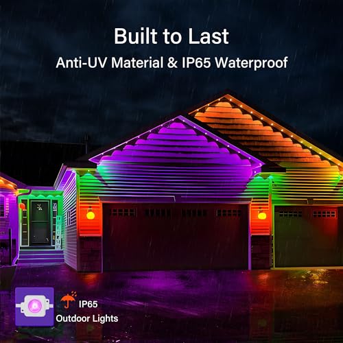 Smart RGB Outdoor Permanent Lights with Remote Control