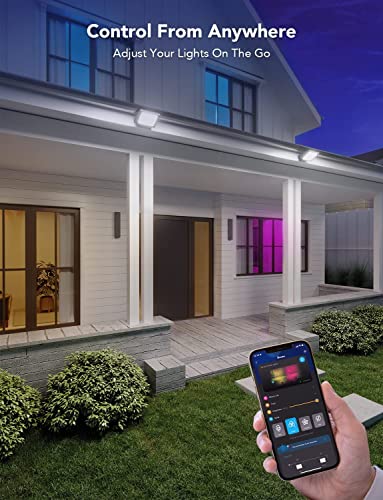 Govee Smart RGBIC Outdoor Flood Lights, 6 Pack