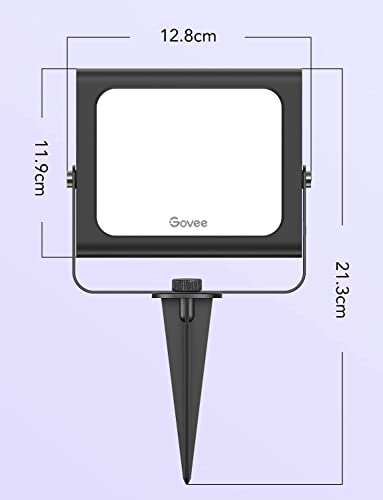 Govee Smart RGBIC Outdoor Flood Lights, 6 Pack