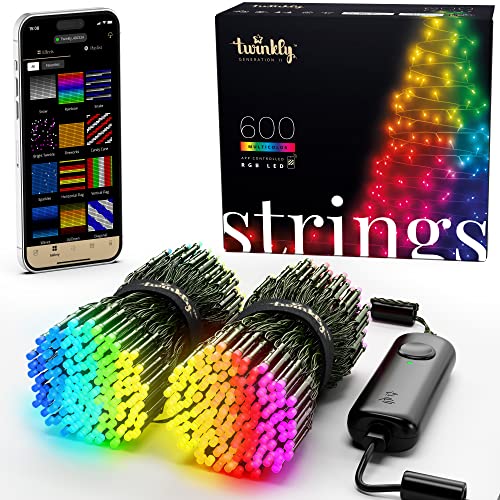 Smart LED String Lights – App-Controlled 157ft