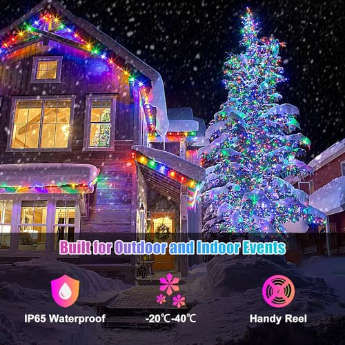 Electight 65FT Smart RGB Fairy Lights with App Control