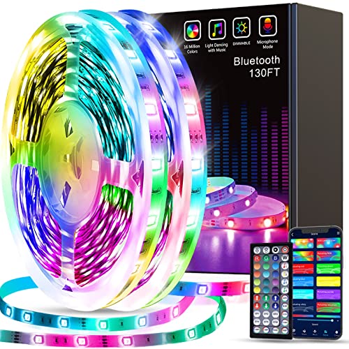 Tenmiro RGB Smart LED Strip Lights, 130ft