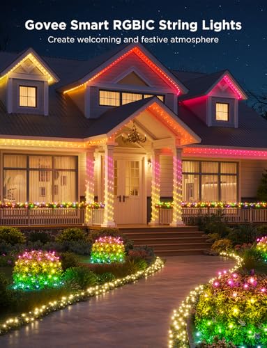Smart RGBIC 33ft String Lights with App Control