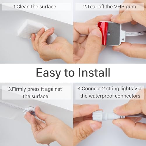 Smart RGB Outdoor Permanent Lights with Remote Control