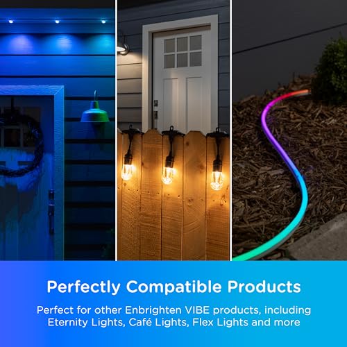 Enbrighten Smart Wi-Fi Outdoor GFCI Light Adapter