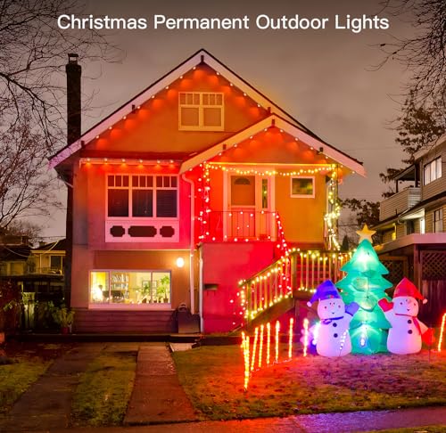 SHIMR 100FT Smart Outdoor LED Eaves Lights