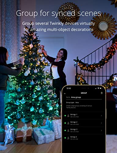 Smart LED String Lights – App-Controlled 157ft