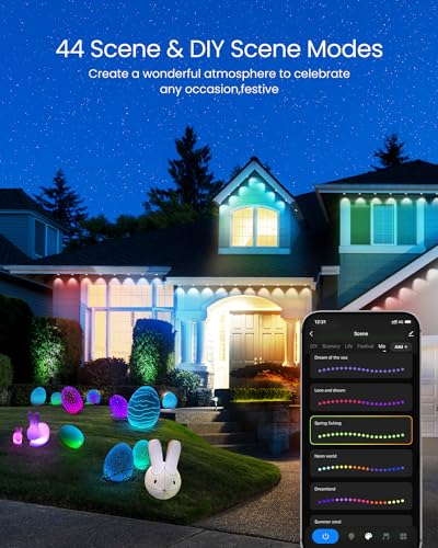 Smart 100ft Outdoor RGB+IC Permanent Lights