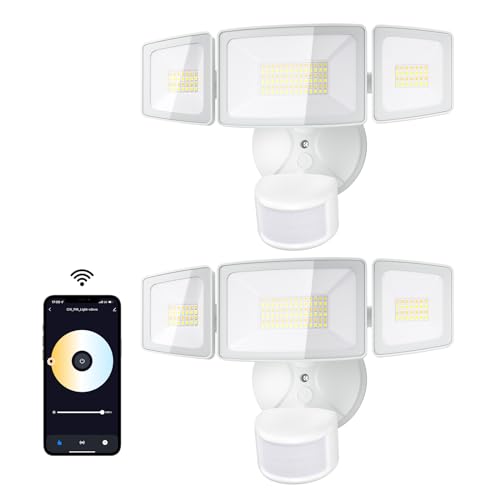 Onforu Smart LED Motion Sensor Flood Lights 2 Pack