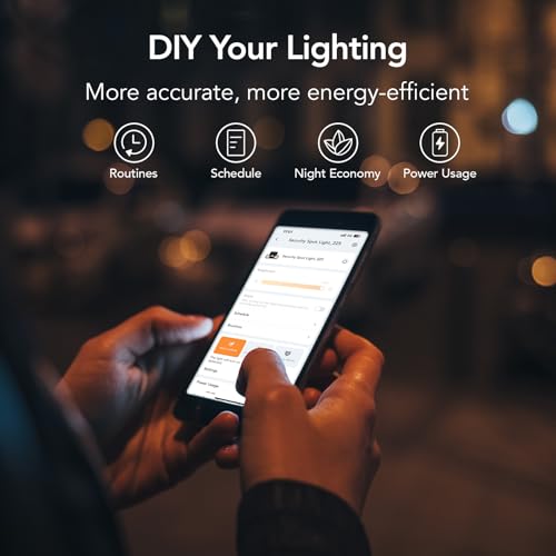 Smart Outdoor Motion Sensor Flood Lights - WiFi