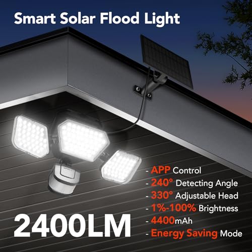 Smart Solar Outdoor Light with APP Control