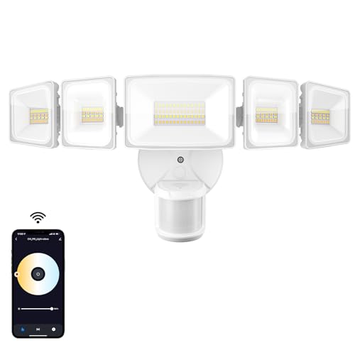 Onforu 5-Head Smart LED Motion Sensor Floodlight