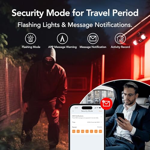 Smart Outdoor Motion Sensor Flood Lights - WiFi